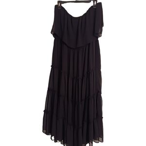 Layered Strapless Dress